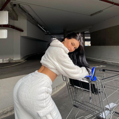 users work style with pocket casual two-piece suit  fashion