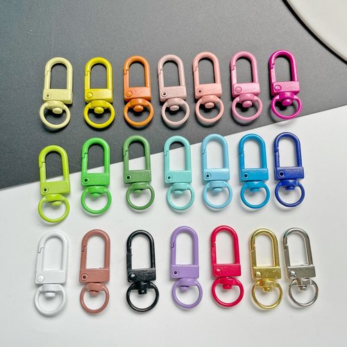 彩色烤漆弹簧8字扣包包链