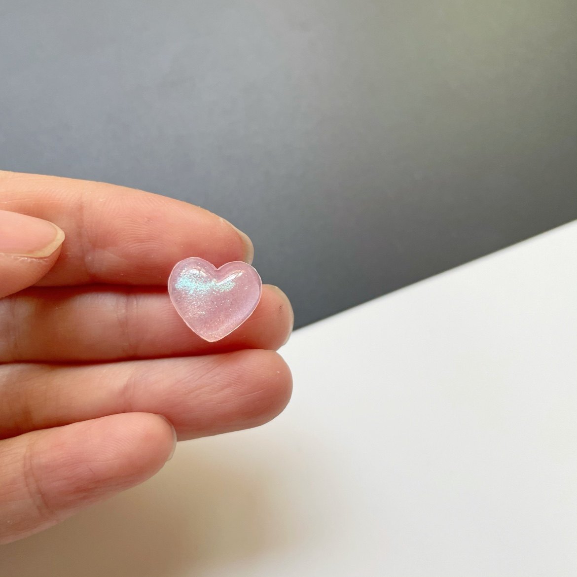 thumbnail for Handmade DIY Girly Heart Glitter Pink Phantom Translucent Love Patch Cream Glue Jewelry Pain Bag Accessories Material