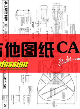 Collings  DS2H民谣吉他图纸科林DS2H木吉他图纸手工吉他图纸