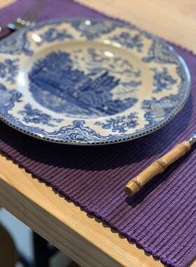 茜茜李纯出口纯棉餐垫美式盘垫