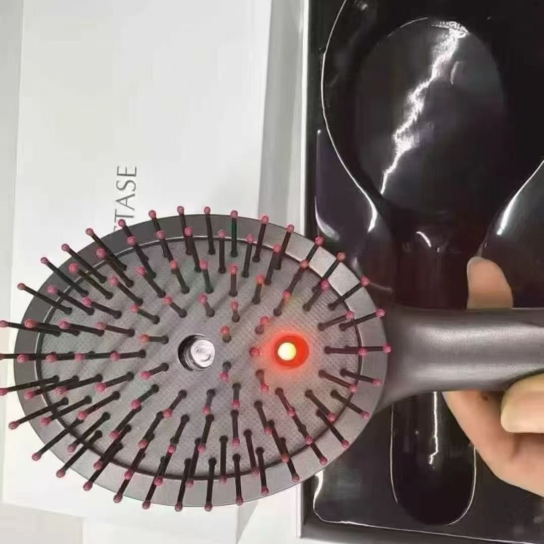 卡诗顺顺梳震动按摩红光护理图片