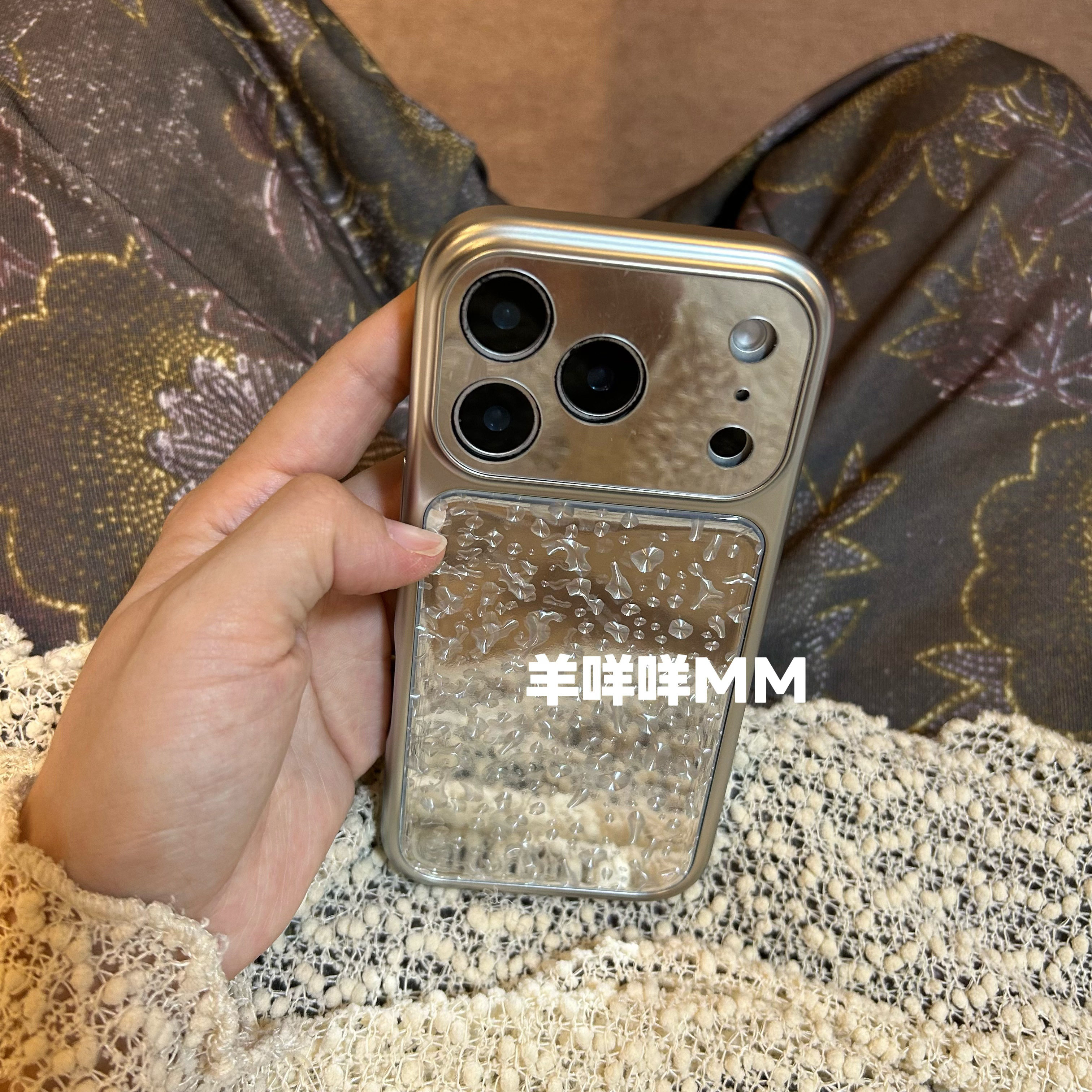 羊咩咩MM创意简约苹果17ProMax大视窗水滴镜面手机壳适用iPhone16Pro女13/14韩系ins风15软保护套,3C数码配件,手机保护套/壳,淘宝优惠券,粉丝福利购,淘宝优惠卷