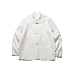春季新中式提花暗花复古盘扣立领西服男高级感风上衣 1920-P100图片