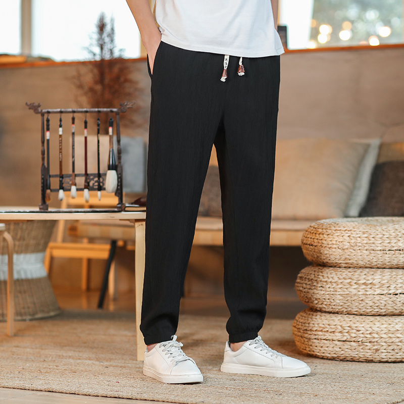 现货薄款宽松直筒哈伦裤有大码K08-P55，男装休闲裤，电商B378（原B341）