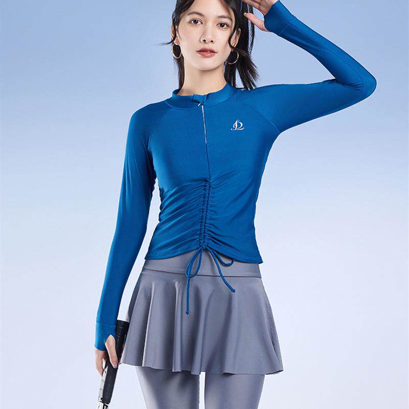 保守防晒遮肉泳装显瘦裙款微胖mm加肥大码分体长袖长裤游泳衣女士