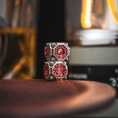 雨渐耳隔珠丨国风diy手链配件散珠子串珠滴胶红道系青年文玩饰品