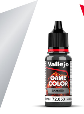 Vallejo西班牙AV72053/122锁链银水性环保模型漆手涂GAME游戏色