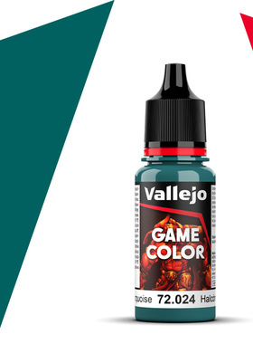 Vallejo西班牙AV72024/043绿松石水性环保模型漆手涂GAME游戏色
