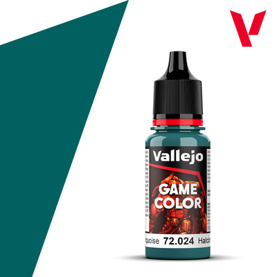 Vallejo西班牙AV72024/043绿松石水性环保模型漆手涂GAME游戏色