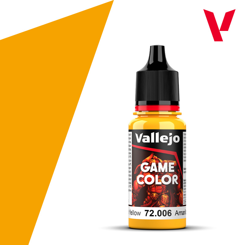 Vallejo西班牙AV72006/014阳黄水性环保模型漆手涂GAME游戏色