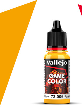 Vallejo西班牙AV72006/014阳黄水性环保模型漆手涂GAME游戏色