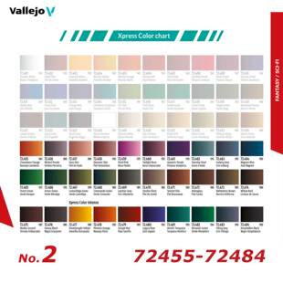 Vallejo西班牙AV72455-72484对比漆水性环保模型漆手涂GAME游戏色