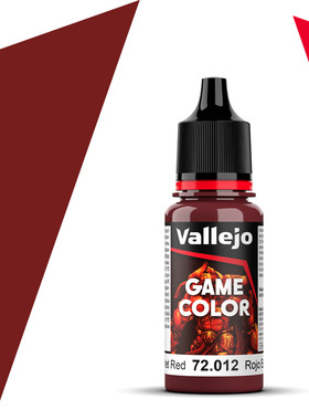 Vallejo西班牙AV72012/022猩红色水性环保模型漆手涂GAME游戏色