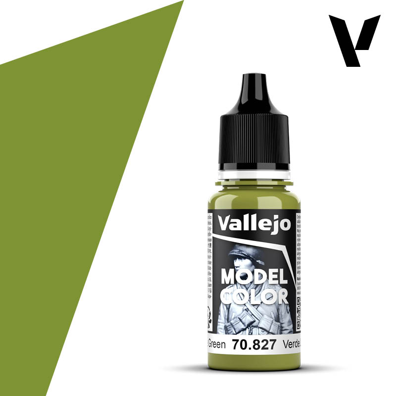 Vallejo西班牙AV70827/091莱姆绿水性环保模型漆手涂基础通用