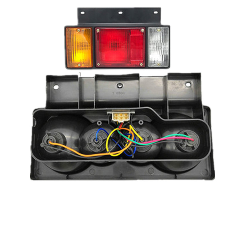 五十铃货车配件庆铃100P后尾灯刹车灯江铃顺达三色四色后尾灯总成