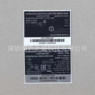 适用XBOXONE Elite 精英版手柄标签贴纸 xboxone 精英手柄标签