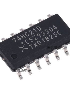 原装正品 74HC21D 贴片SOIC-14  4输入与门逻辑芯片 SN74HC21DR