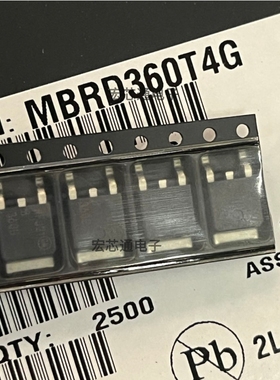 原装正品 MBRD360T4G 贴片TO-252 60V 3A肖特基二极管 B360G