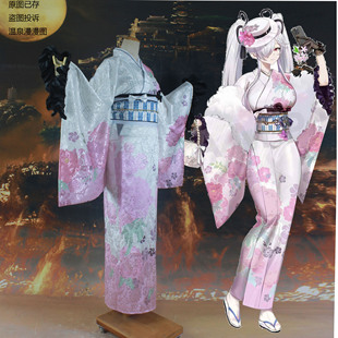 温泉漫漫一 胜利Nikke女神 灰姑娘cos和服振袖子女装,定制不能退