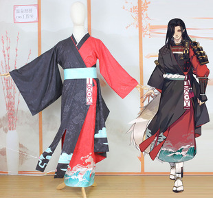 温泉漫漫一阴阳师一目连皮肤风神之佑cos男装