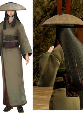 温泉漫漫f最终夜露黄绿军绿色f14幻想和服浴衣女装来图定制余款