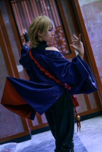 温泉漫漫一偶像乙狩阿多尼斯cos和服紫色羽织梦幻祭外套男装余款