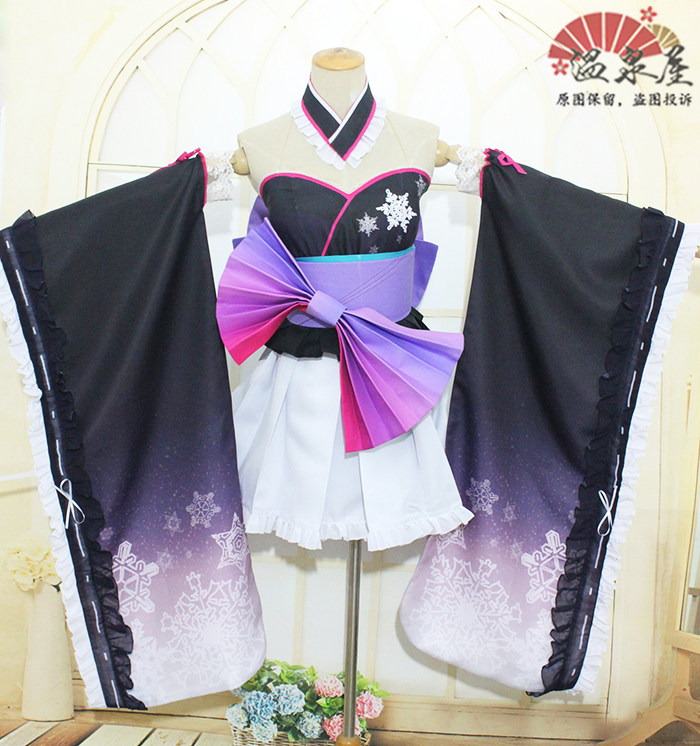 MMD模組TAD CHINADRESS巡音雪花和服cosplay服装