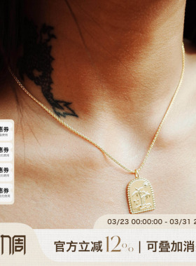 2024新款度假时髦锁骨项链