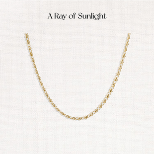 Sunlight25秋冬埃及系列沙漠绿洲金属素链项链百搭叠戴 Ray