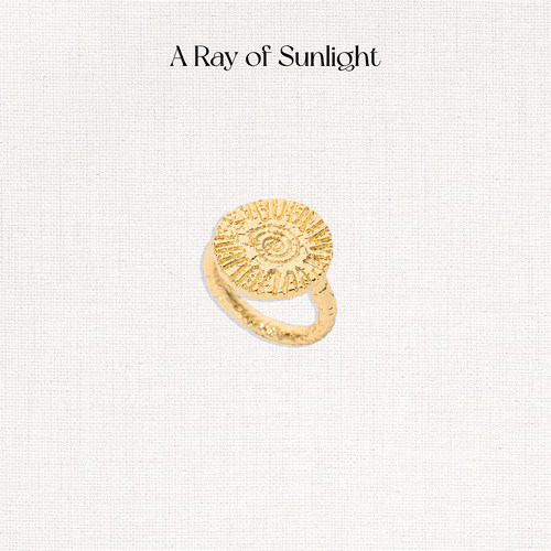 A Ray of Sunlight25秋冬埃及系列炽光金币戒指肌理欧美百搭