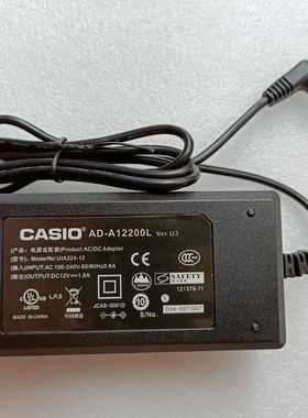 适用卡西欧电钢琴CDP-120 130 230R S100BK PX-7WE电源线适配器