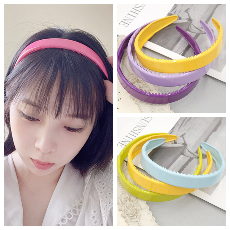 发箍网红2025年新款纯色高级感头箍甜美气质少女成人儿童彩色头饰
