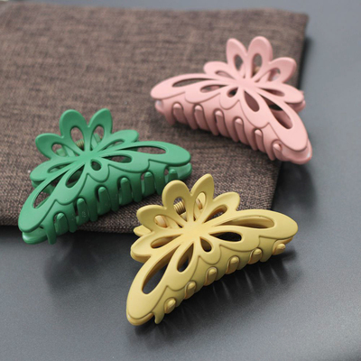 发夹抓夹哑光塑料镂空磨砂