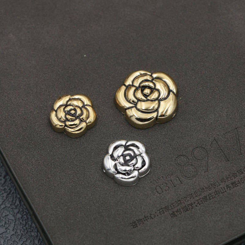 复古金属感茶花饰品配件diy手工花朵小配件树脂塑料贴片配饰辅料,居家布艺,珠子/钻饰/花朵等配饰,淘宝优惠券,粉丝福利购,淘宝优惠卷