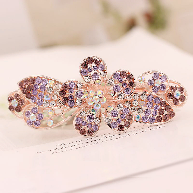 蝴蝶韩版合金教师妈妈节日马尾夹