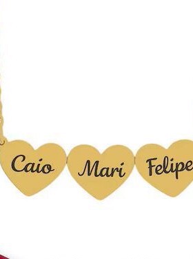 diy爱心1-5名字项链精致个性首饰