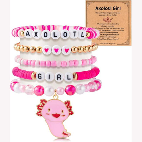 Axolotl时尚可爱蝾螈爱好者多件