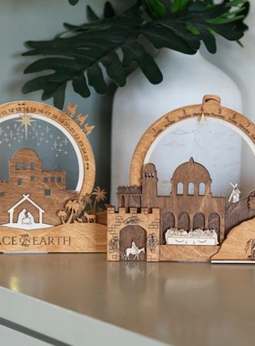 爆款 Easter Creche Countdown - Light-Up + Music Display