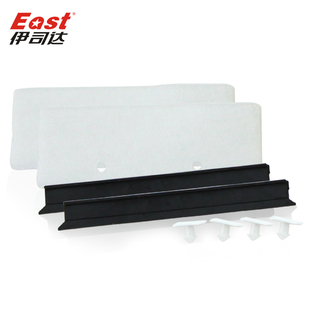 伊司达擦窗器配件包 双面擦中空玻璃擦替换配件 擦布刮条卡扣