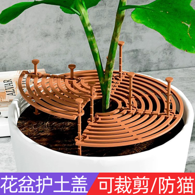 花盆防猫抓花盆盖护土盖防护罩