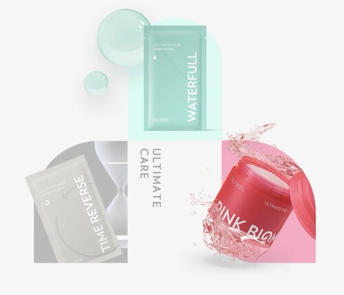 正品NUSKIN如新韩国面膜15片装七重透明质酸补水面膜胶原蛋白面膜