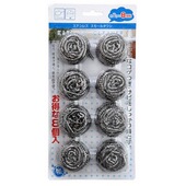 小钢丝球8个装 日本钢丝球家用不掉丝清洁球厨房洗碗刷锅清洁球