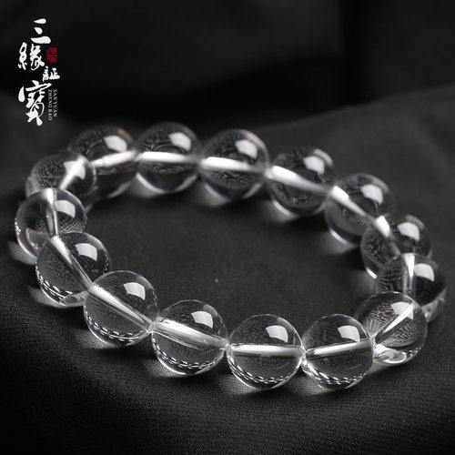 7A天然白水晶手链东海原矿水晶石