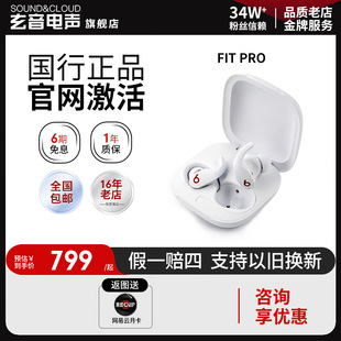 Fit Beats Pro 真无线主动降噪蓝牙耳机入耳式 耳塞B耳麦运动耳翼