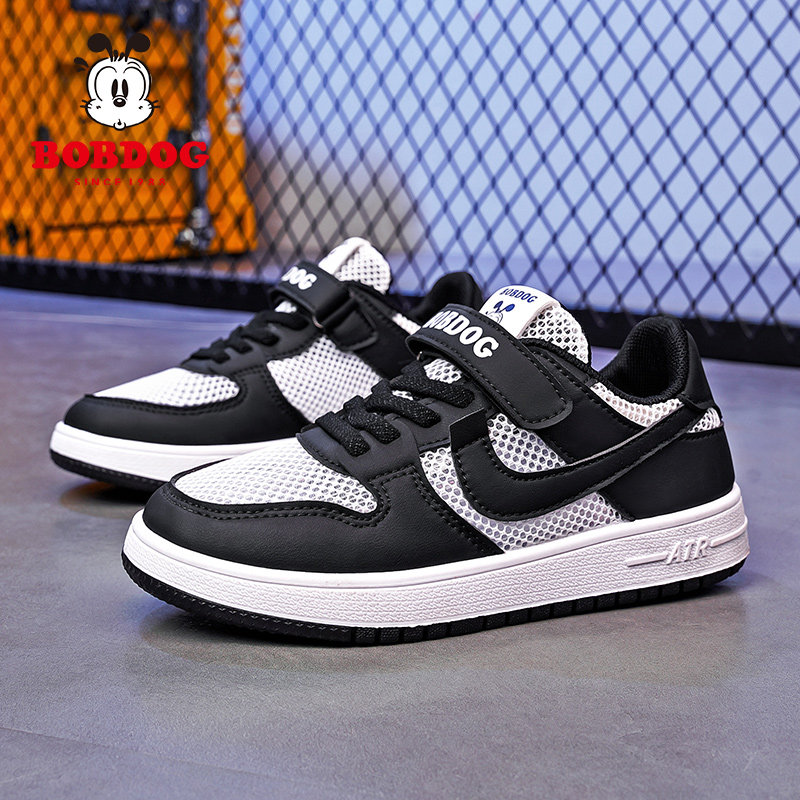 巴布豆男童板鞋2026新款春夏季儿童鞋子单网鞋透气男孩休闲运动鞋