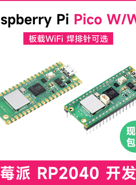 树莓派Raspberry Pi Pico W Wifi无线版本 RP2040微控制器开发板