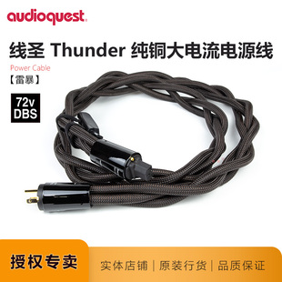 美国线圣Thunder雷暴AUDIO QUEST高电流版 本72VDBS美标功放电源线