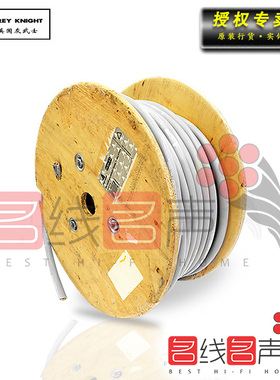 灰武士DCDS3.0 30A双屏蔽冷冻6N铜名线名声4平英国入墙专业电源线