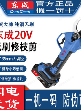 东成电剪刀修枝剪果树电动修枝剪花专用剪刀剪子树剪刀大功率锂电